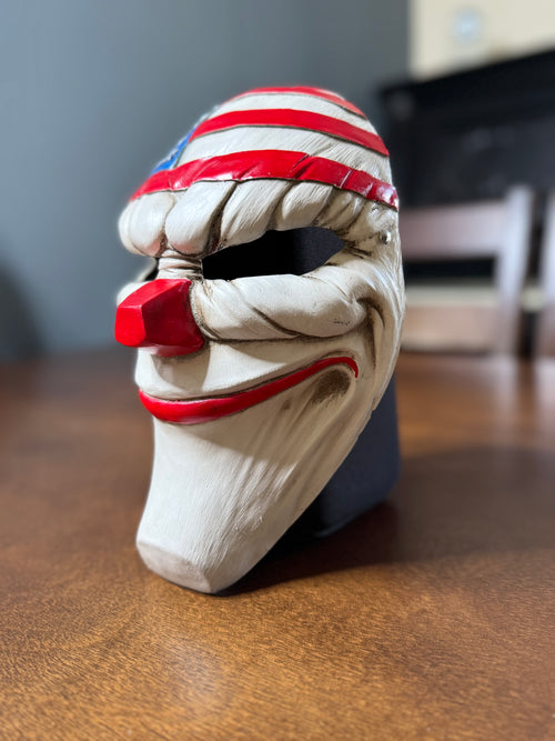 Dallas Payday resin mask cosplay