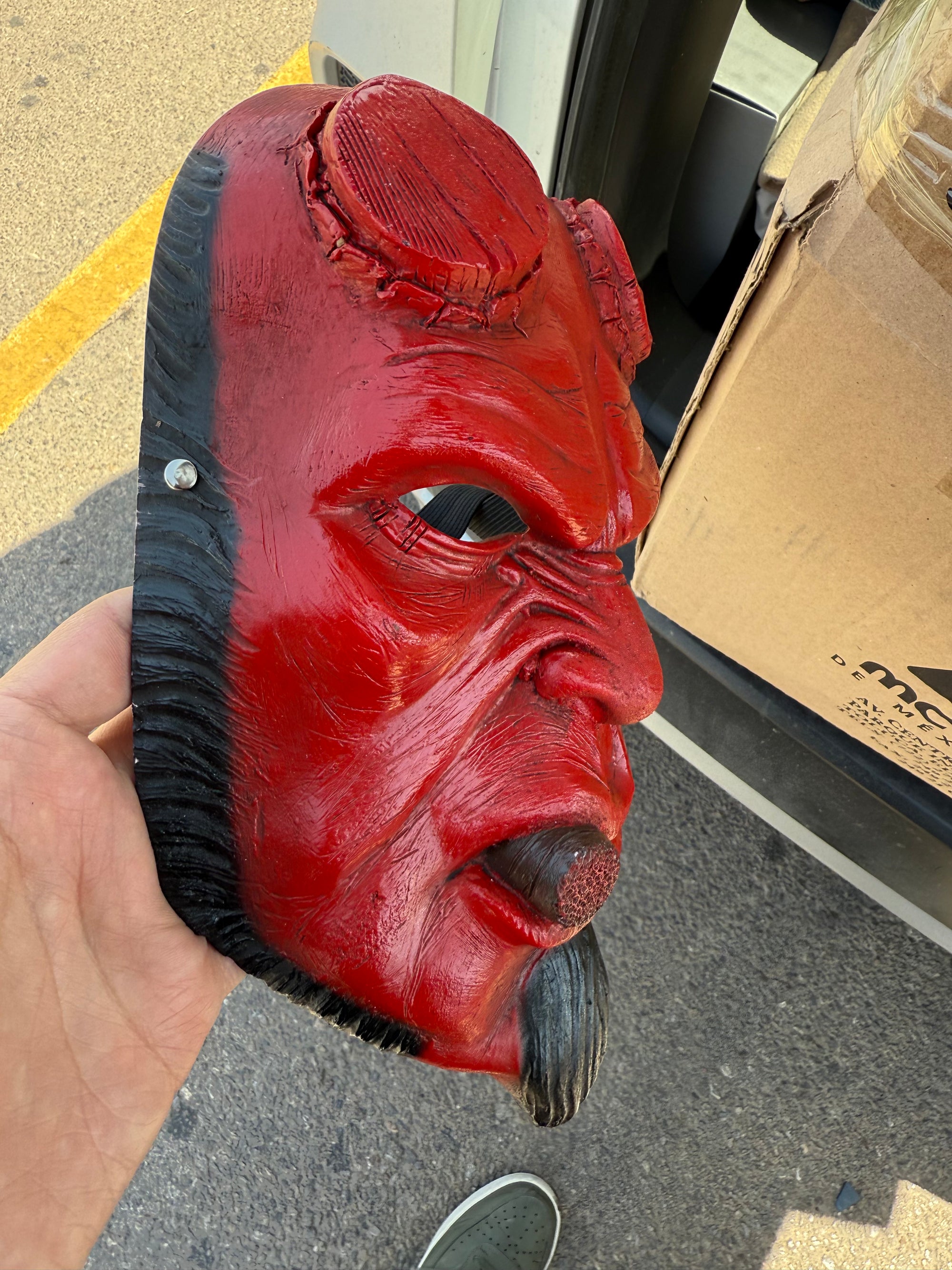 Hellboy handmade mask