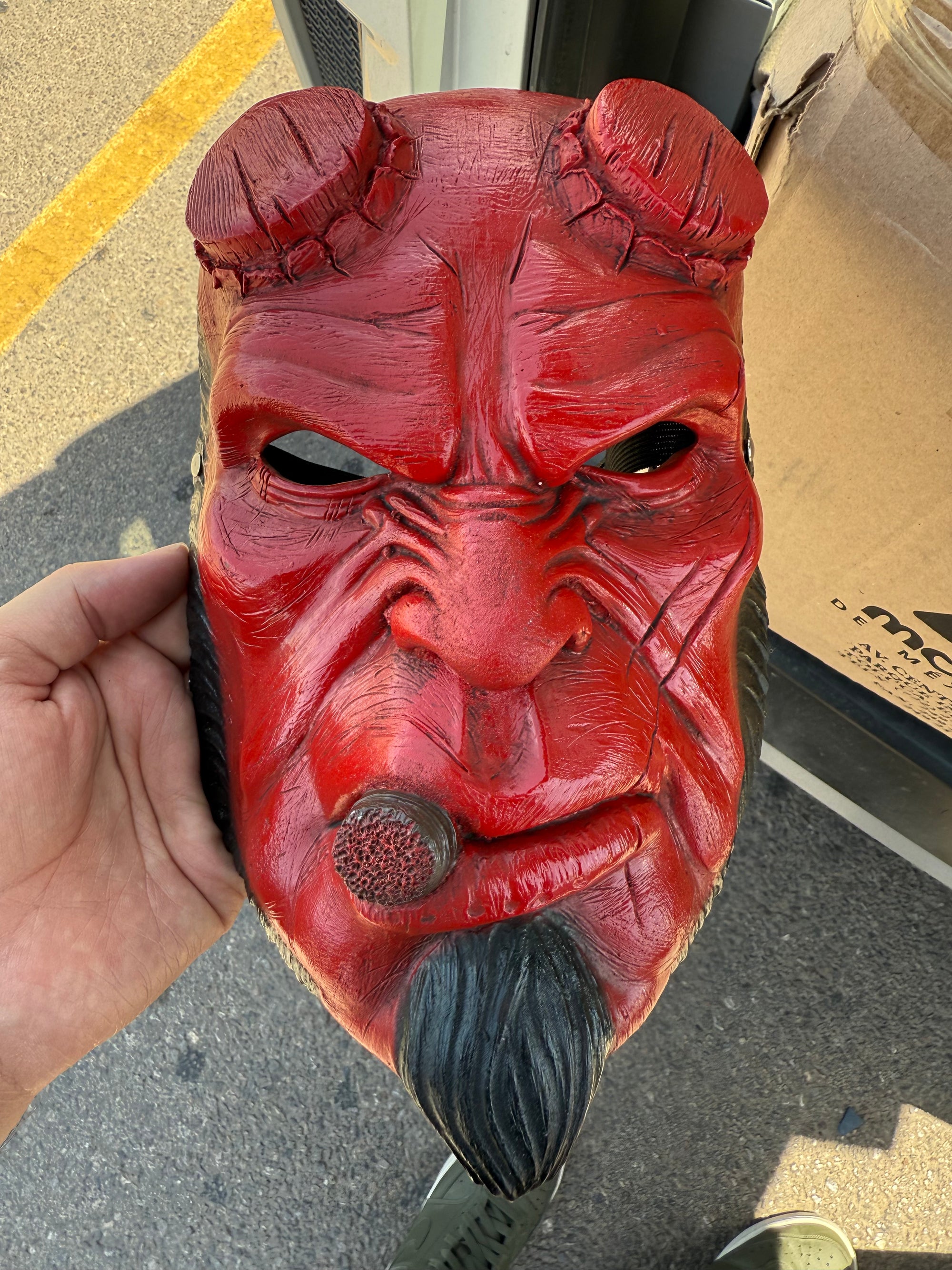 Hellboy handmade mask