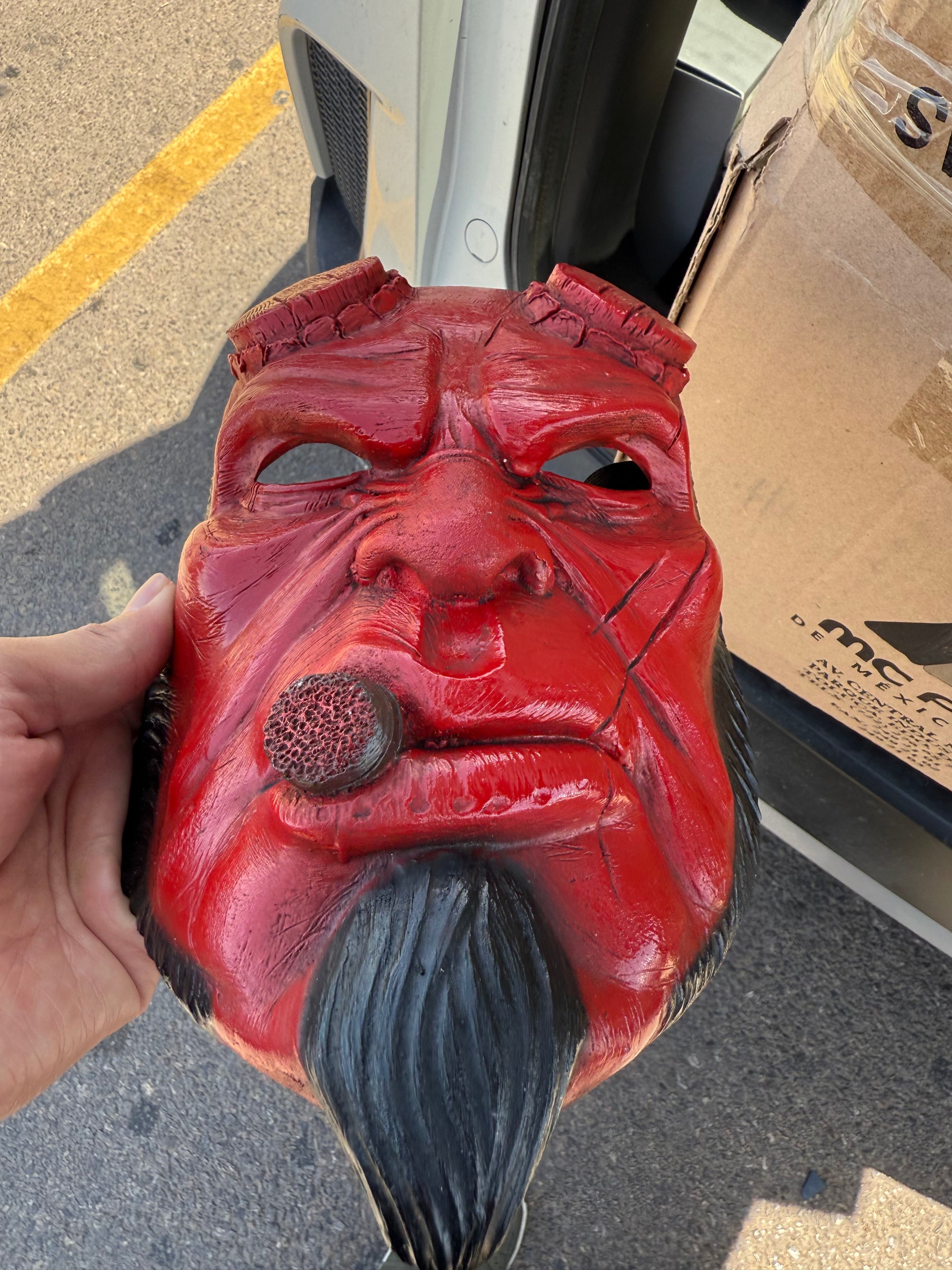 Hellboy handmade mask