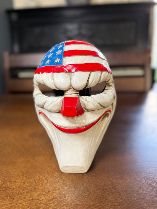 Dallas Payday resin mask cosplay
