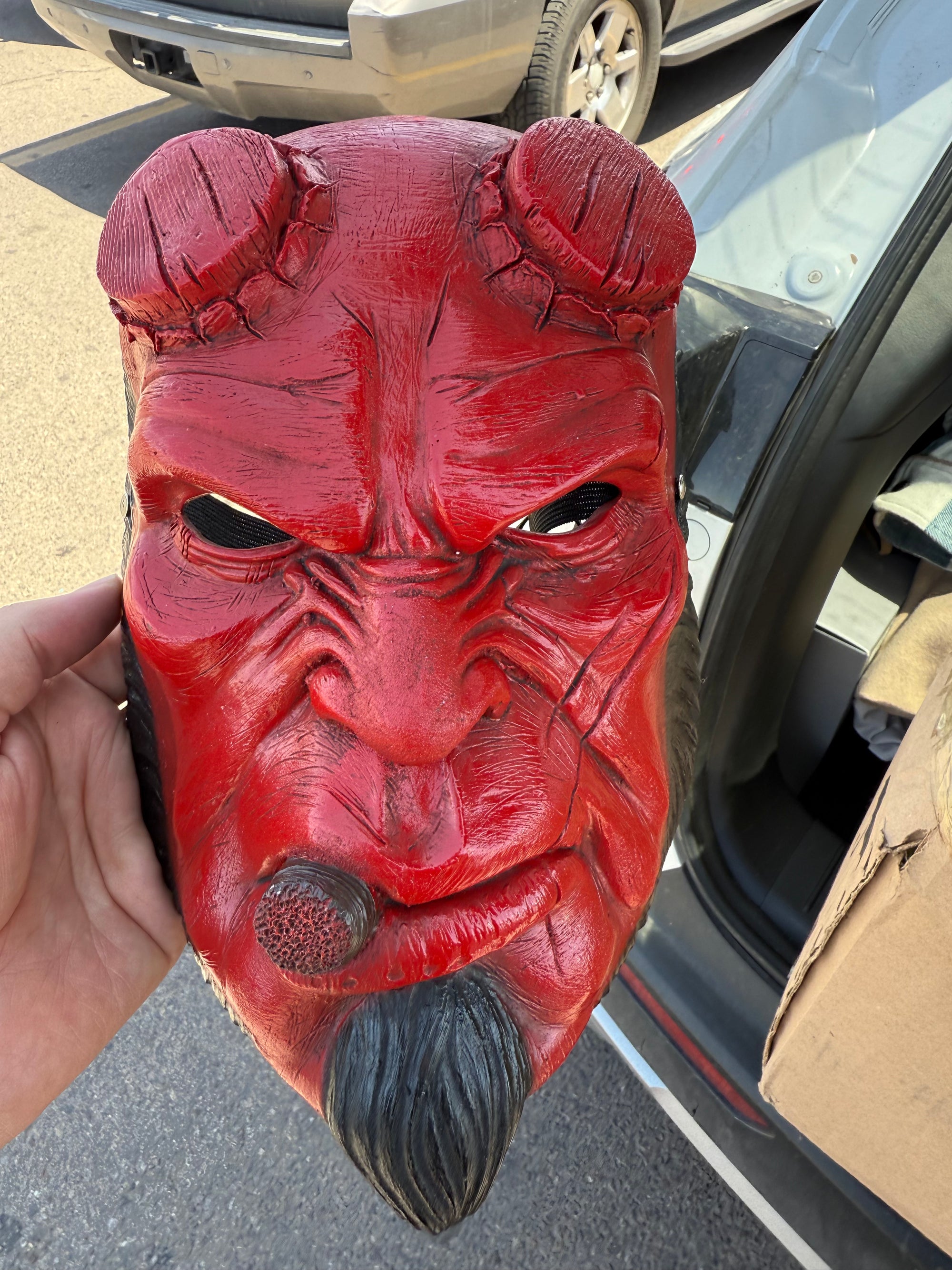 Hellboy handmade mask