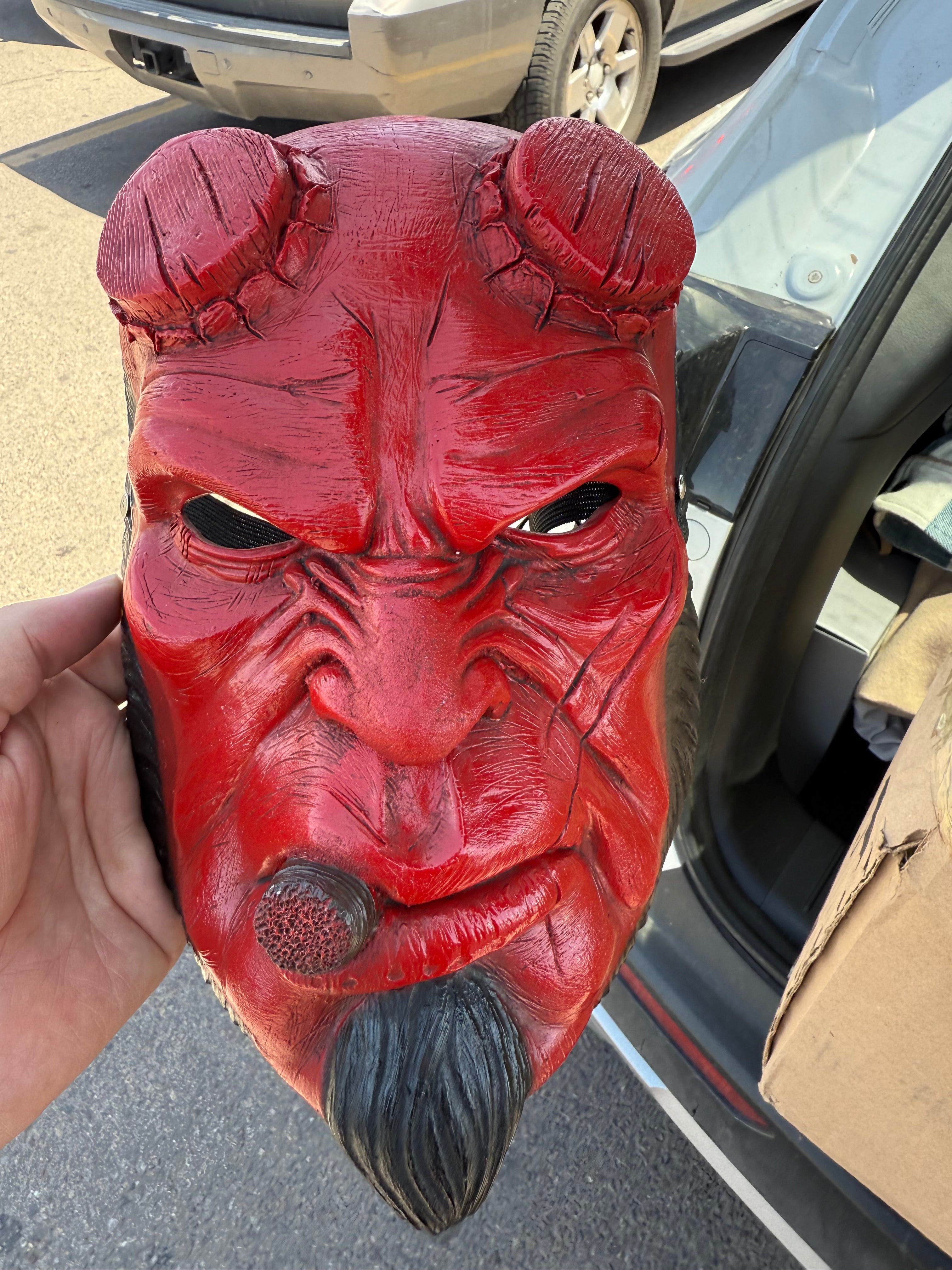 Hellboy handmade mask
