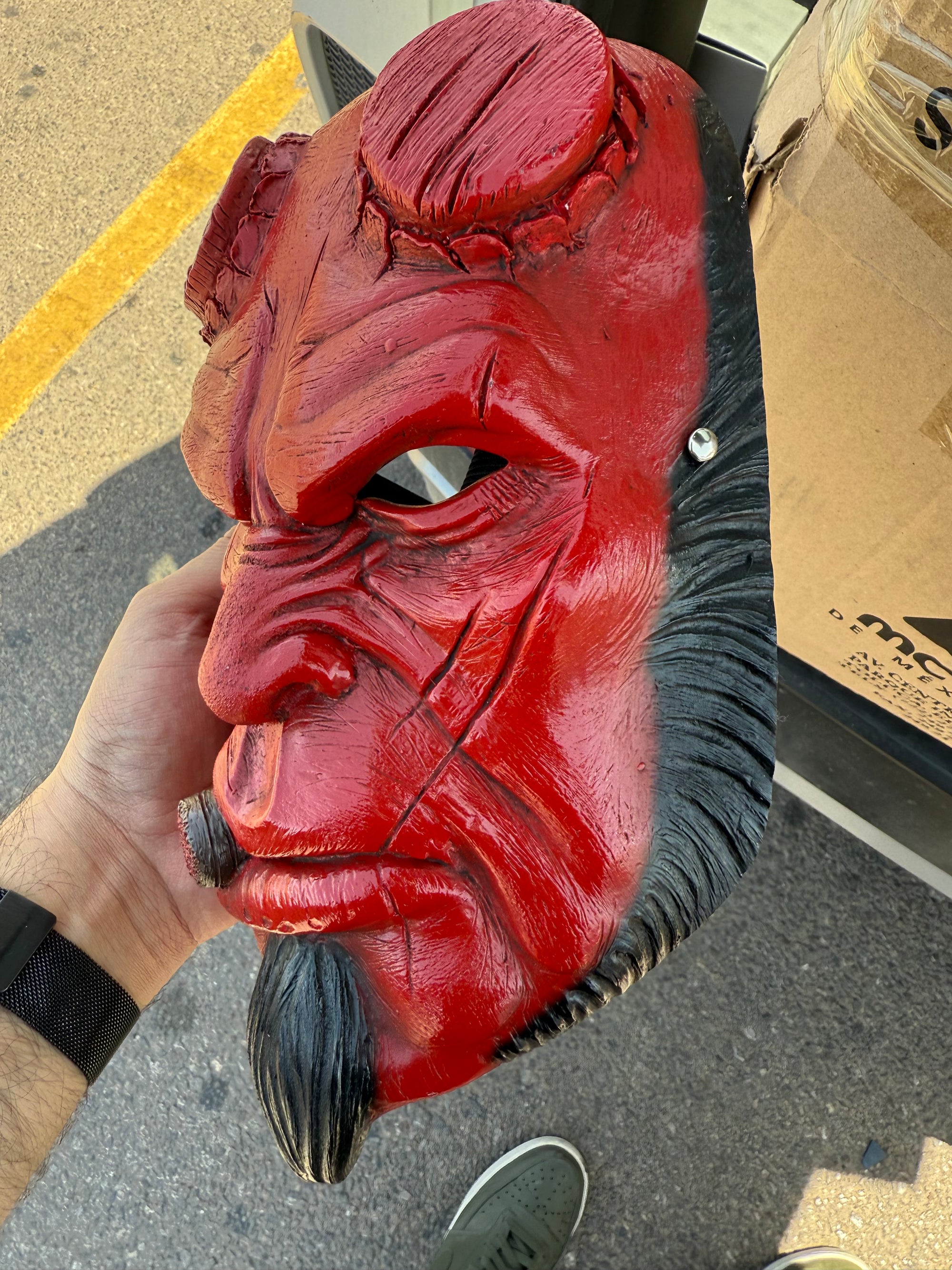 Hellboy handmade mask