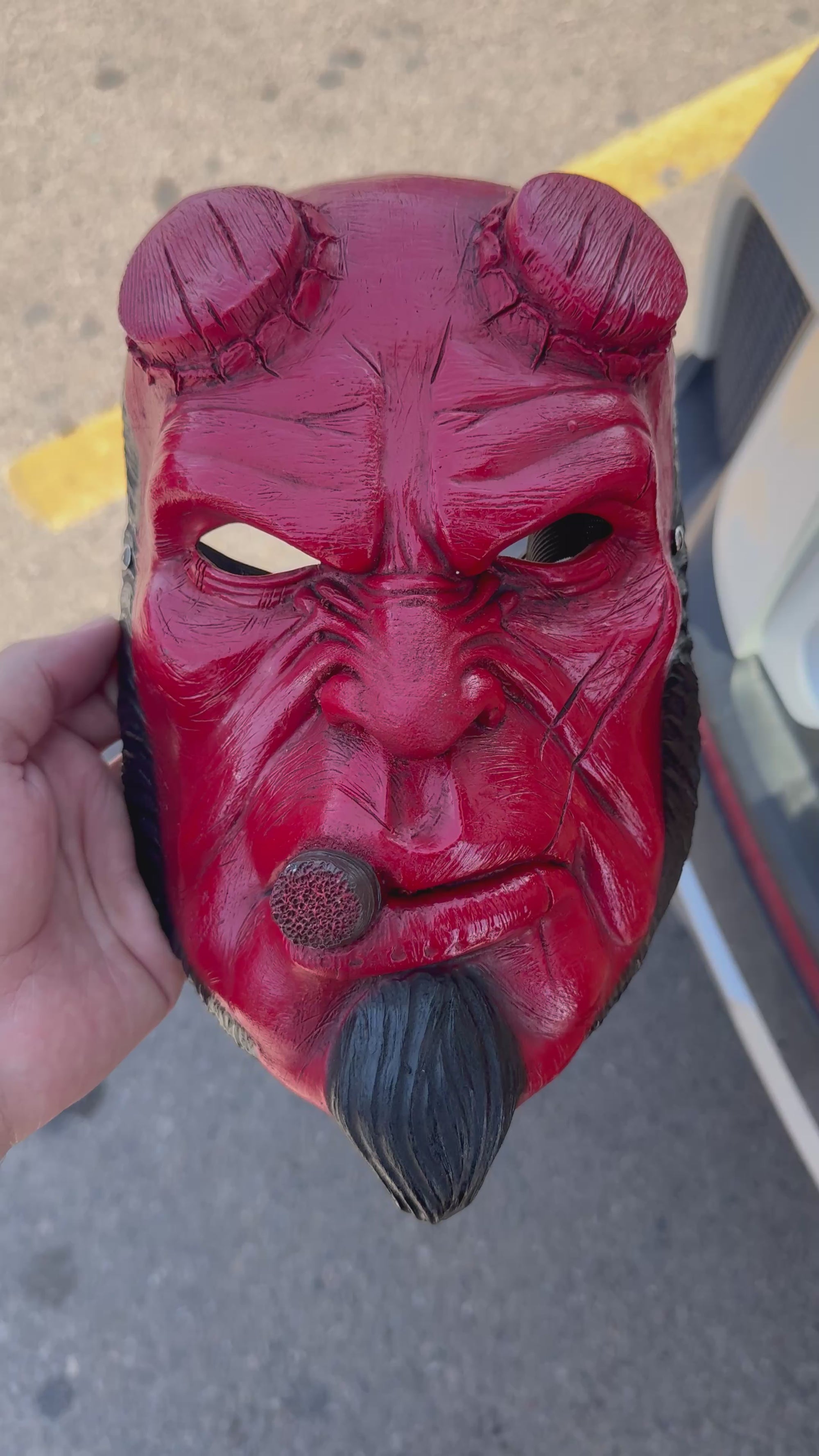 Hellboy handmade mask
